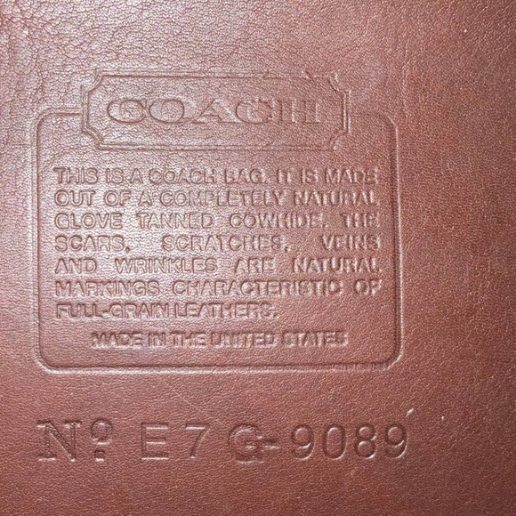 Coach Vintage Asheville Bowler Dome Bag Brown. Made in the United States - Picture 12 of 15